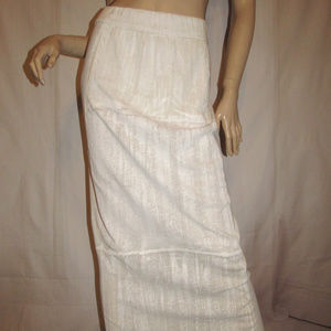 RAQUEL ALLEGRA paint look Maxi Skirt sz SMALL